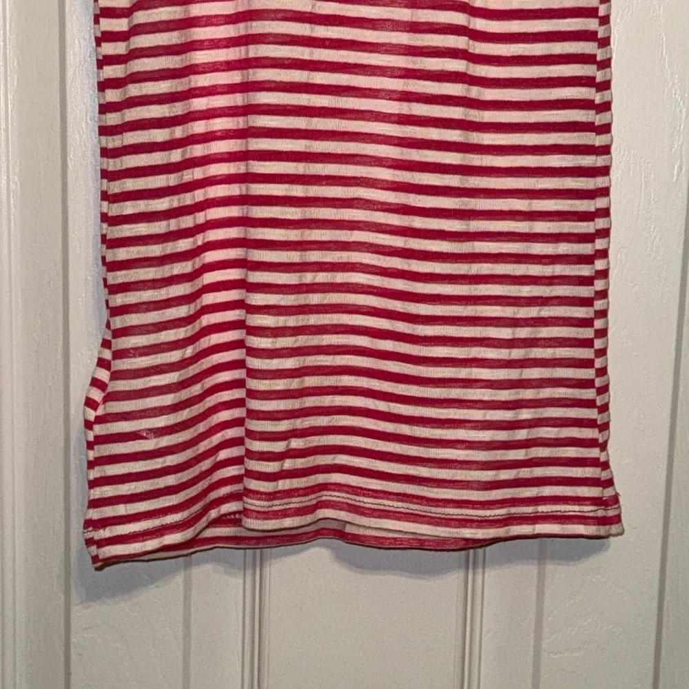 Grane Red and White Striped Tank Top - Picture 6 of 7